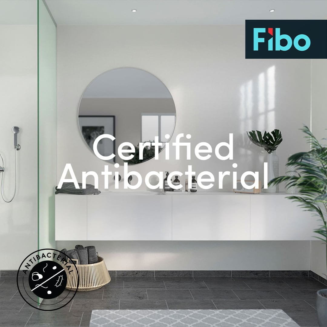 All Fibo Wall Panels now Certified Antibacterial Fibo